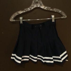 Navy Blue plaited cheer skirt